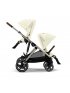 Gazelle S Stroller - Taupe Frame/Seashell Beige Seat
