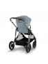 Gazelle S Stroller - Taupe Frame and Sky Blue Seat