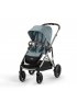 Gazelle S Stroller - Taupe Frame and Sky Blue Seat