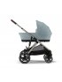 Gazelle S Stroller - Taupe Frame and Sky Blue Seat