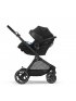 EOS Travel System Moon Black Stroller and Aton 2 Lava Stone Infant Car Seat