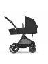 EOS Travel System Moon Black Stroller and Aton 2 Lava Stone Infant Car Seat