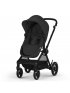 EOS Travel System Moon Black Stroller and Aton 2 Lava Stone Infant Car Seat