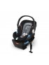 EOS Travel System Moon Black Stroller and Aton 2 Lava Stone Infant Car Seat