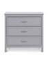 Charlie 3 Drawer Dresser - Grey
