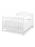 Charlie 4 in 1 Convertible Crib - White