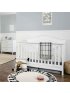 Charlie 4 in 1 Convertible Crib - White