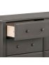 Jayden 6 Drawer Double Dresser Slate