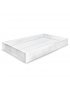 Universal Twin Storage Trundle Bed - Cottage White