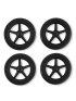 Donkey/Buffalo Wheel Replacement Set BLACK