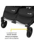 Double Double Duo Stroller - Flint Grey