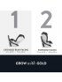 GOLD Revolve360 SLIM  Rotational Convertible Car Seat - Obsidian