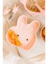 Silicone Snack Plate - Bunny/Blush Pink