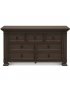 Tillen 4-In-1 Convertible Crib + Double Dresser + Nigh Stand - Truffle