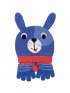 Toddler-Kids Winter Hat+Gloves Set 3-5Y - Dog