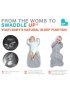 Swaddle UP Original Cotton 1.0 Tog - Rainbow White