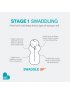 Swaddle UP Original Cotton 1.0 Tog - Rainbow White