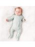 Zippered Footie - Sage