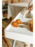 Learning Spoon/Fork Set - Lion/Ginger Honey