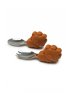 Learning Spoon/Fork Set - Lion/Ginger Honey