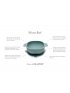 Silicone Snack Bowl - Elephant/Blue
