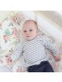 Percale Dream Playard Sheet - Watercolour Flowers