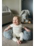 Breastfeeding Pillow with Cover - Grey