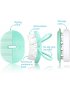 Head-Hugging Hairbrush + Comb Set