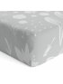 Percale Dream Crib Sheet - Bunny Grey