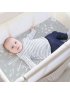 Percale Dream Playard Sheet - Bunny Grey