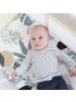 Percale Playard Sheet Printed - Palm Breeze