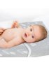 Percale Dream Change Pad Cover - Bunny Grey