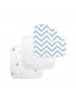Washcloth 3 Pack - Chevron Blue