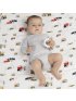 Crib Sheet - Happy Trucks