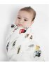 Muslin Swaddle - Happy Trucks