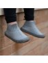 Hi-Top Knit Shoes - Grey
