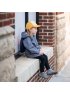 Hi-Top Knit Shoes - Grey