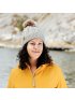 Cable Knit Beanie Adult Size - Grey