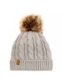 Cable Knit Beanie Adult Size - Grey