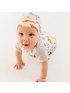 Top Knot Beanie Tencel - Safari Jungle