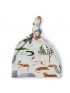 Top Knot Beanie Tencel - Safari Jungle