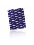 Waterproof Wet Bag - Navy Mustache