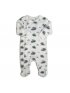 Zipper Footie  - Lily Pad Alligator