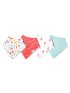 Bandana Bib Set 4 Pack - Nautical
