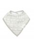 Luxe Muslin 2 Pack Bib Set - Grey Mudcloth