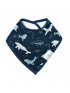 Luxe Muslin 2 Pack Bib Set - Blue Whales