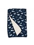 Muslin Quilt 4 Layer - Blue Whales