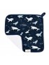 Deluxe Washcloth 3 Pack - Blue Whales