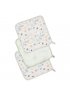 Deluxe Washcloth 3 Pack - Seashells
