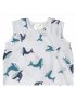 Cotton Muslin Sleep Bag 0.7 TOG - Sea